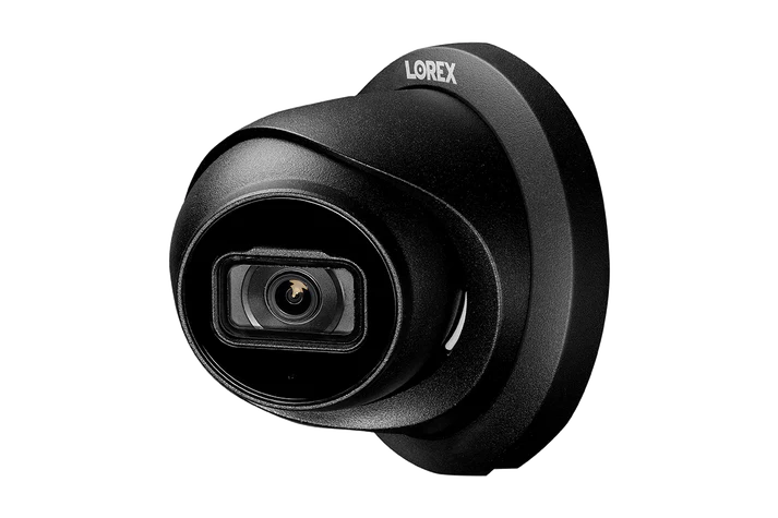 Lorex 4K IP Wired Dome Security Camera with Listen-in Audio and Real-Time 30FPS Recording