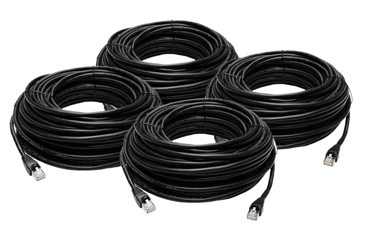 CAT6 Outdoor Extension Cable, Weather Shielded, cUL CMR Riser Rated, UV Treated, Direct Burial Underground