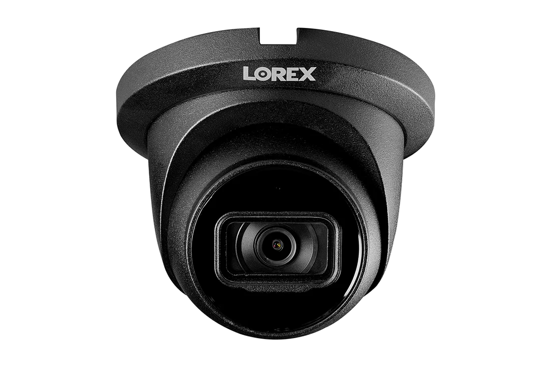 Lorex 4K IP Wired Dome Security Camera with Listen-in Audio and Real-Time 30FPS Recording