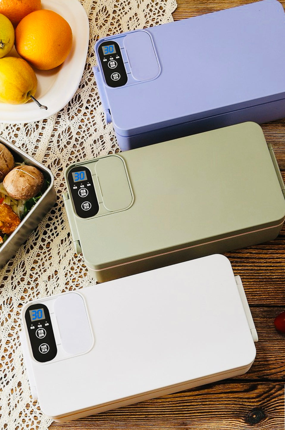 Heated electric Smart Lunch Box Temperature Control