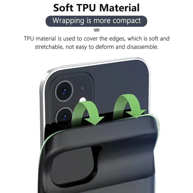 Portable iPhone Battery Charging Case-Slim Protective Power case.