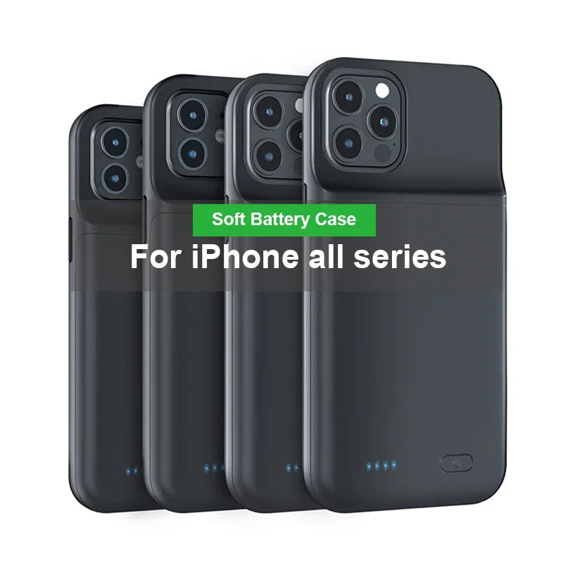 Portable iPhone Battery Charging Case-Slim Protective Power case.