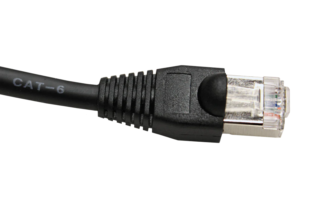CAT6 Outdoor Extension Cable, Weather Shielded, cUL CMR Riser Rated, UV Treated, Direct Burial Underground